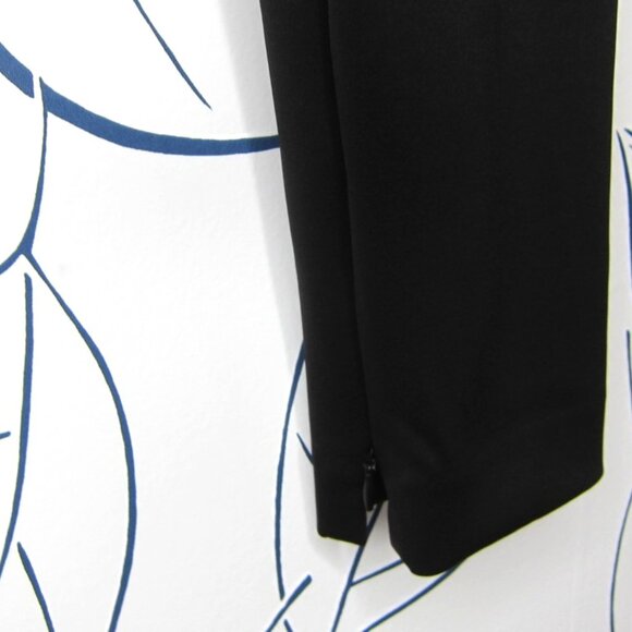 THEORY Black High Rise Scuba Ankle Zip Pants Women's Size 6 NWOT Retail $295 - Picture 6 of 14